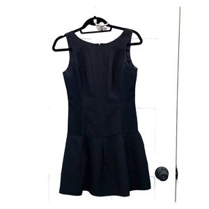 GUESS BY MARCIANO BLACK RUFFLE MINI DRESS SIZE 2